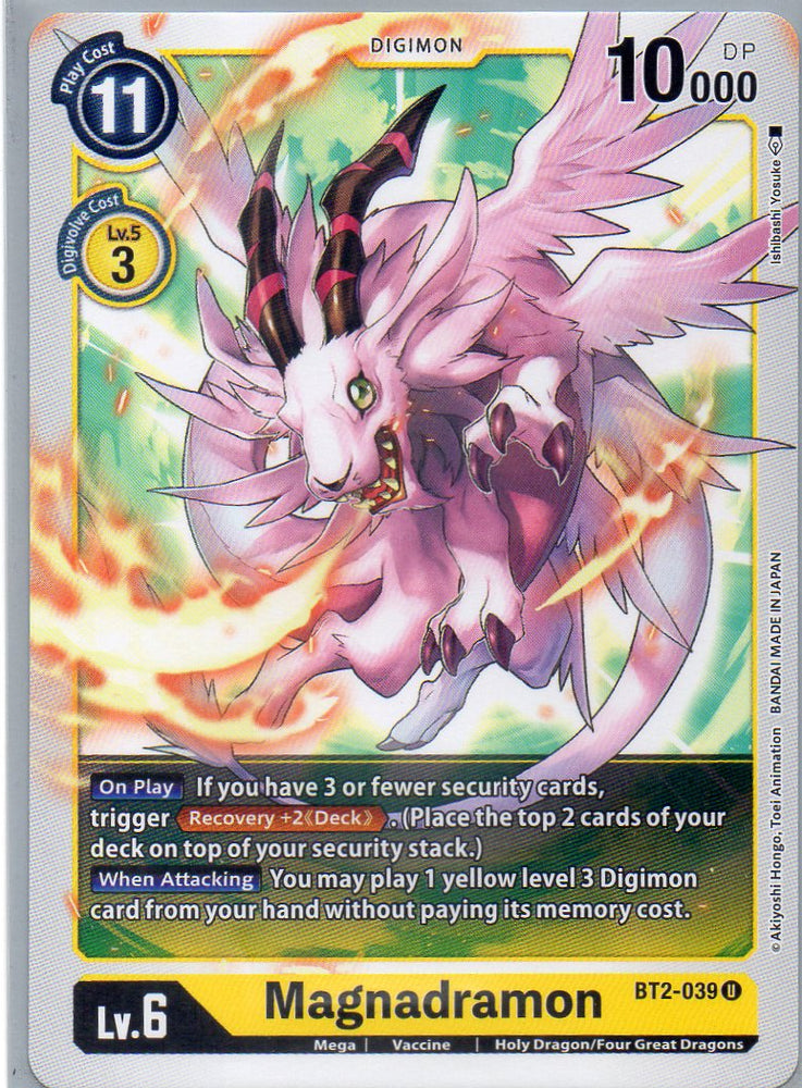 BT2-039 U Magnadramon - Uncommon - KC Collectibles au