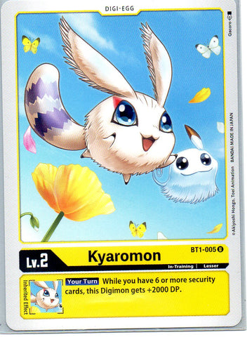 BT1-005 U Kyaromon - Uncommon - KC Collectibles au