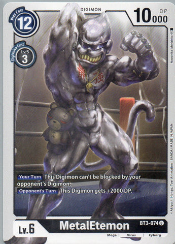 BT3-074 U MetalEtemon - Uncommon - KC Collectibles au