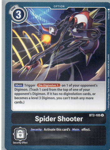 BT2-105 U Spider Shooter - Uncommon - KC Collectibles au