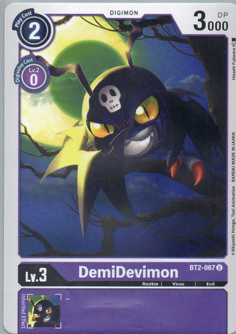 BT2-067 U DemiDevimon - Uncommon - KC Collectibles au