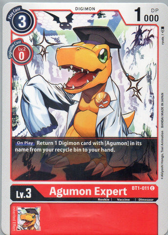 BT1-011 C Agumon Expert - Common - KC Collectibles au