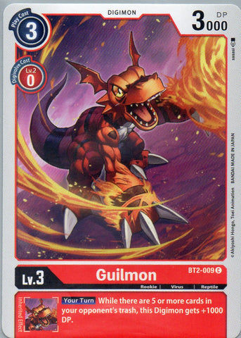 BT2-009 C Guilmon - Common - KC Collectibles au