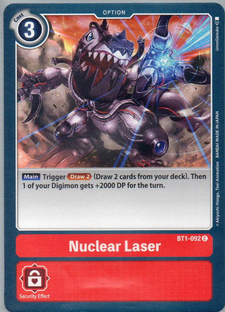 BT1-092 C Nuclear Laser - Common - KC Collectibles au