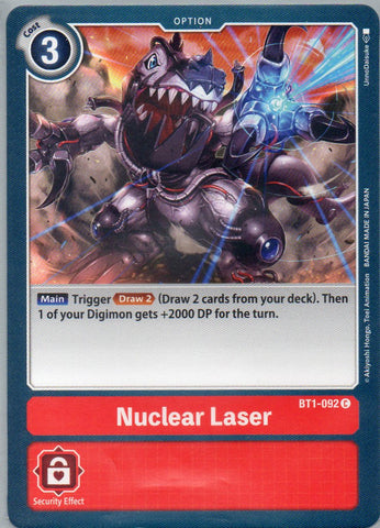 BT1-092 C Nuclear Laser - Common - KC Collectibles au