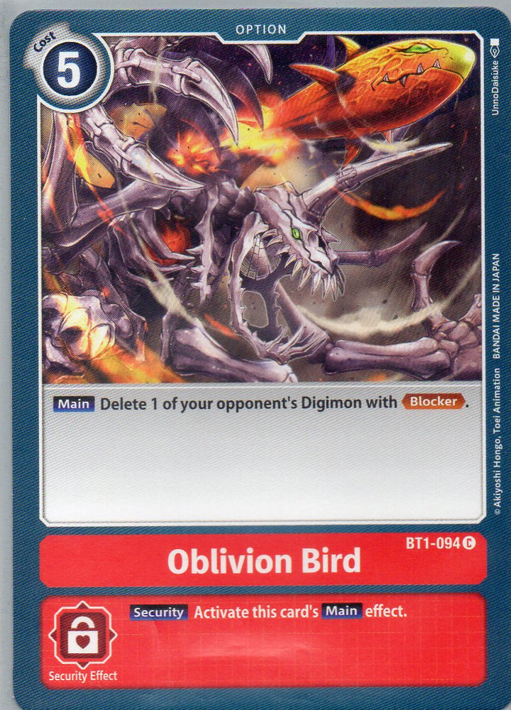 BT1-094 C Oblivion Bird - Common - KC Collectibles au