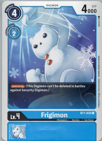 BT1-032 C Frigimon - Common - KC Collectibles au