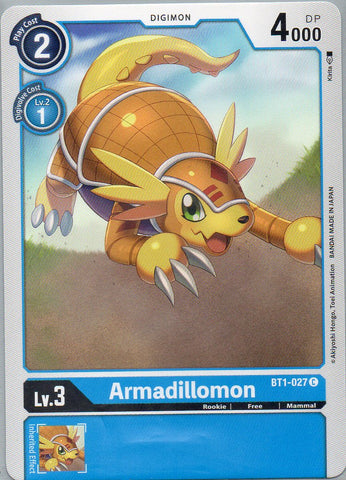 BT1-027 C Armadillomon - Common - KC Collectibles au