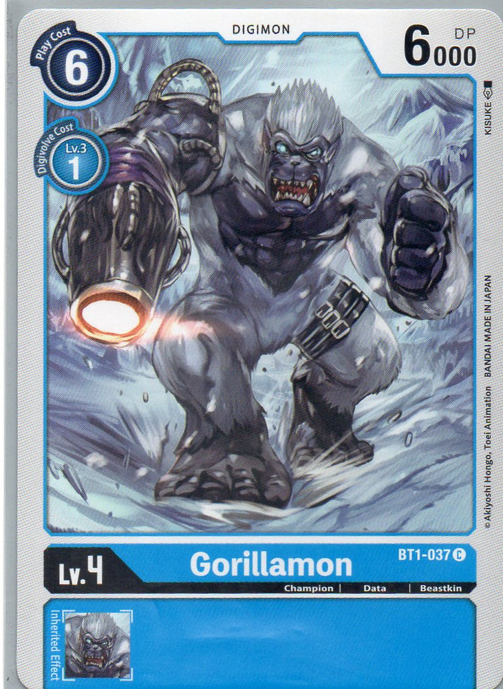 BT1-037 C Gorillamon - Common - KC Collectibles au