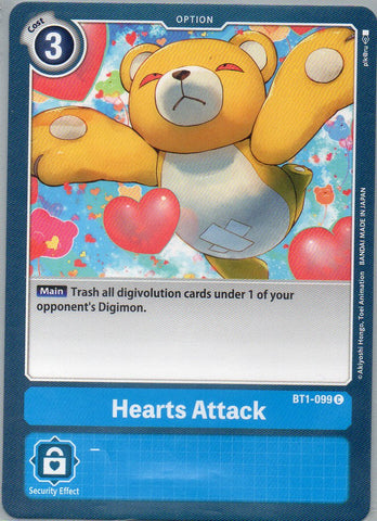 BT1-099 C Hearts Attack - Common - KC Collectibles au