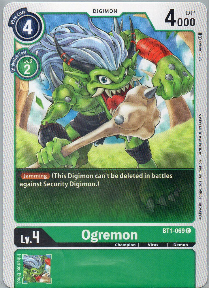 BT1-069 C Ogremon - Common - KC Collectibles au