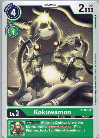 BT1-068 C Kokuwamon - Common - KC Collectibles au