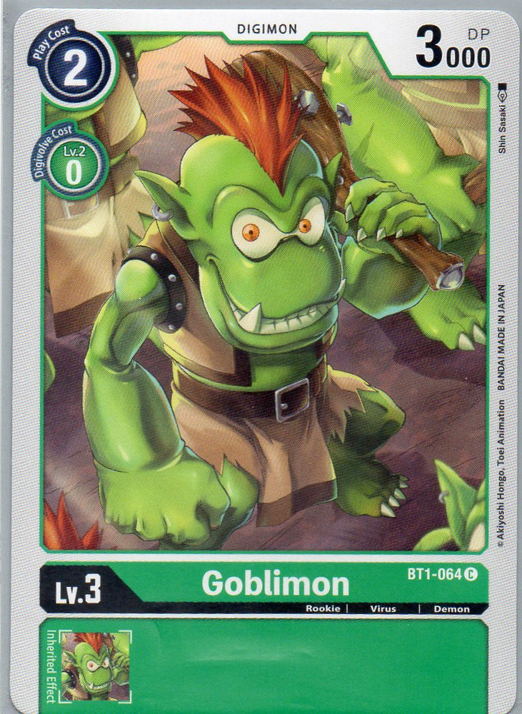 BT1-064 C Goblimon - Common - KC Collectibles au