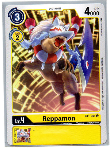 BT1-051 C Reppamon - Common - KC Collectibles au