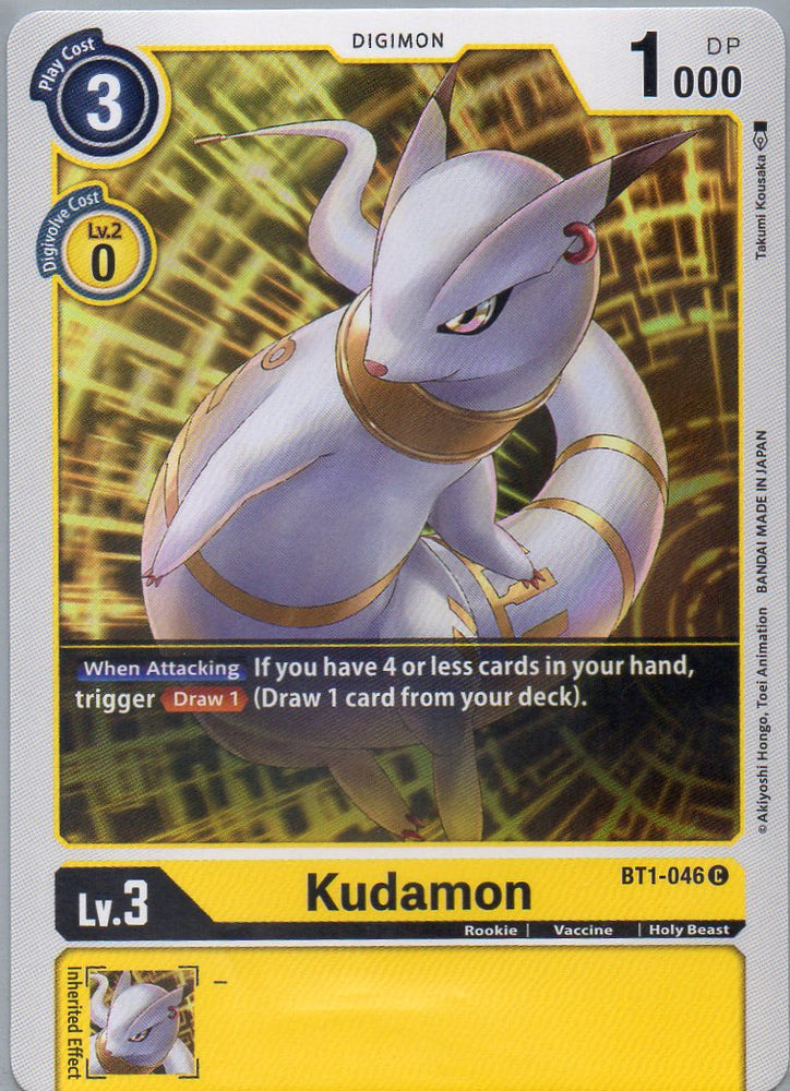 BT1-046 C Kudamon - Common - KC Collectibles au