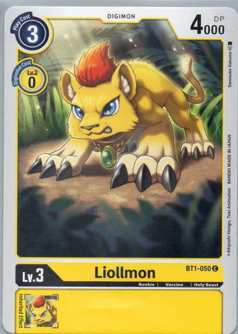 BT1-050 C Liollmon - Common - KC Collectibles au