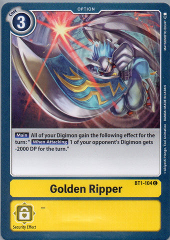 BT1-104 C Golden Ripper - Common - KC Collectibles au