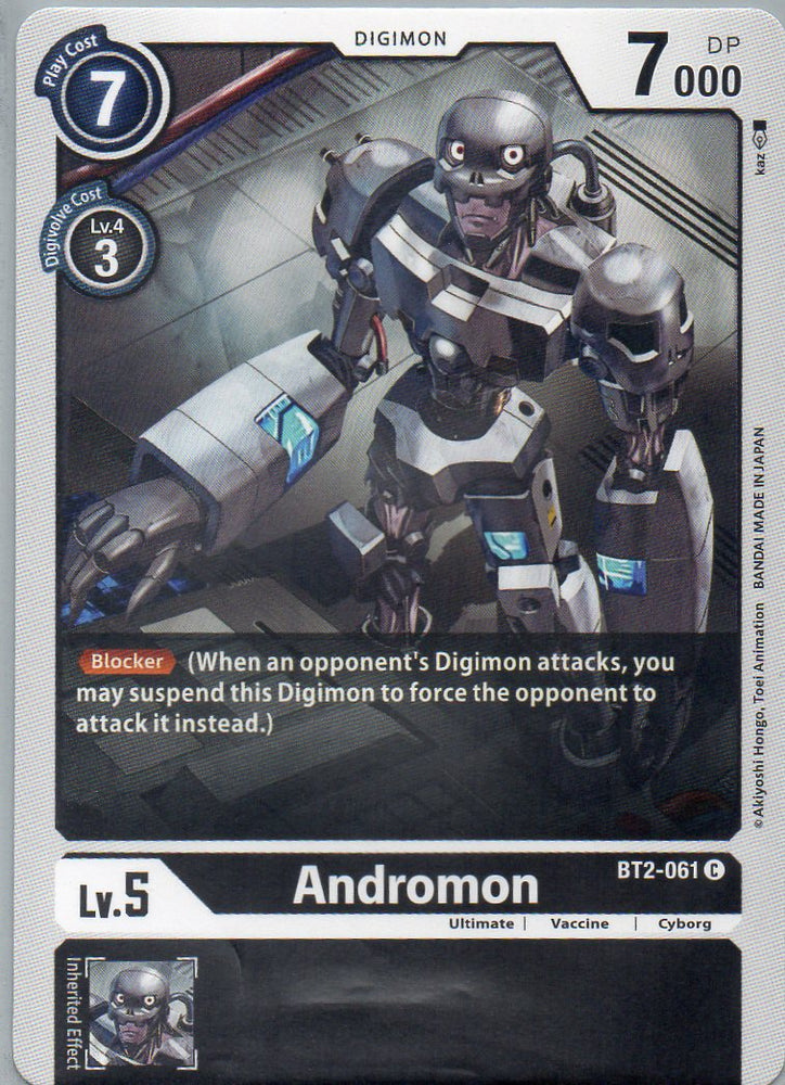 BT2-061 C Andromon - Common - KC Collectibles au