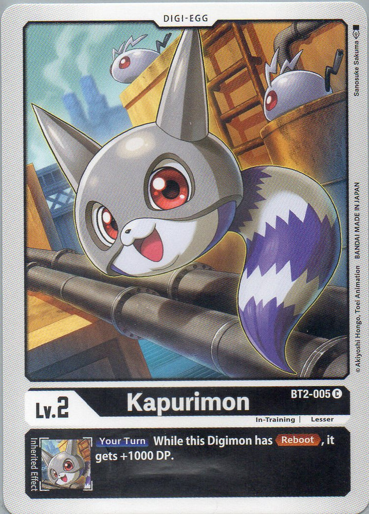 BT2-005 C Kapurimon - Common - KC Collectibles au