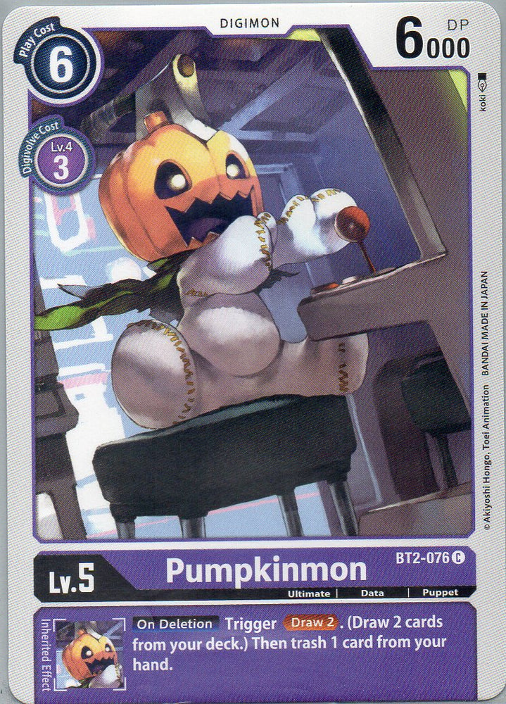 BT2-076 C Pumpkinmon - Common - KC Collectibles au