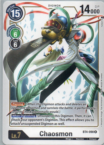 BT4-090 R Chaosmon - Rare - KC Collectibles au