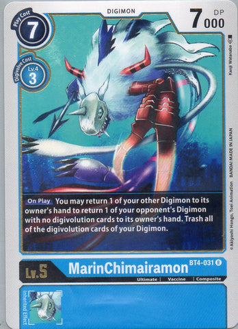 BT4-031 R MarinChimairamon - Rare - KC Collectibles au