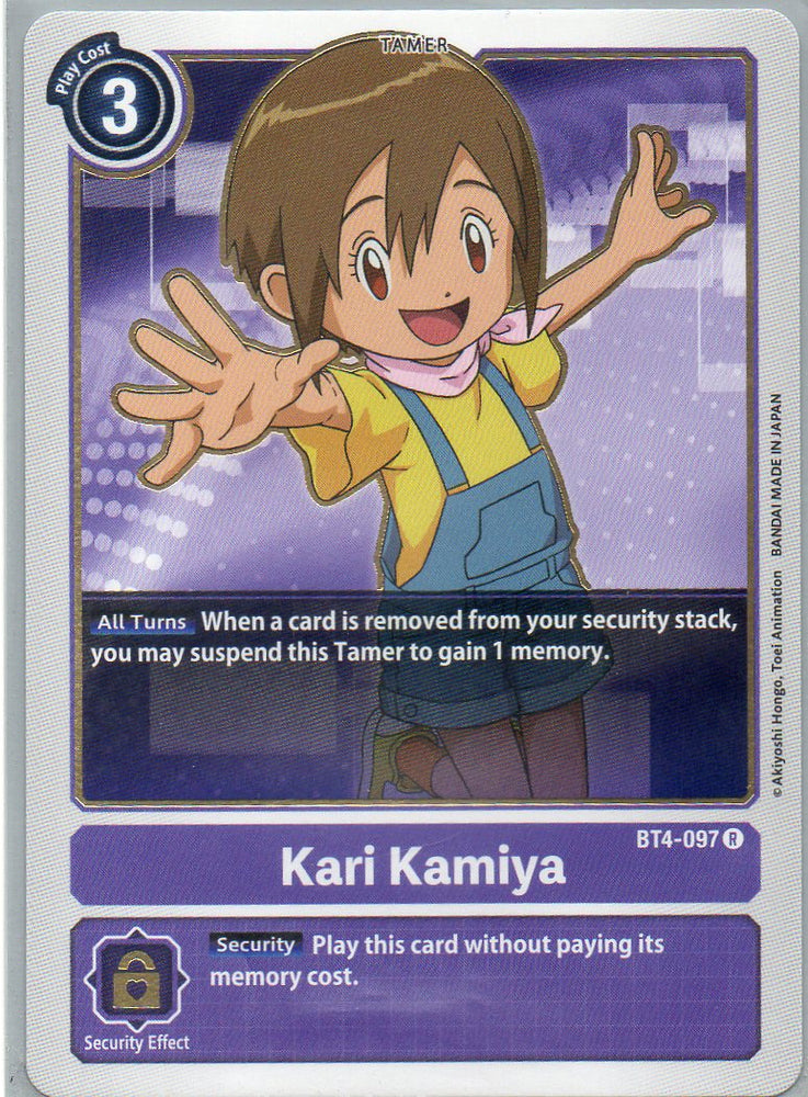 BT4-097 R Kari Kamiya - Rare - KC Collectibles au