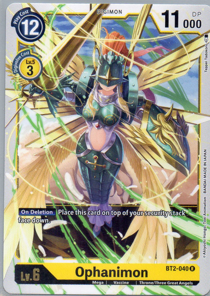 BT2-040 R Ophanimon - Rare - KC Collectibles au