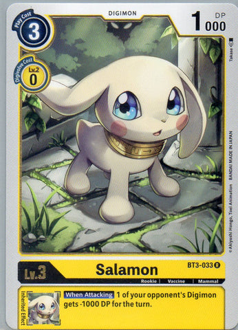 BT3-033 R Salamon - Rare - KC Collectibles au