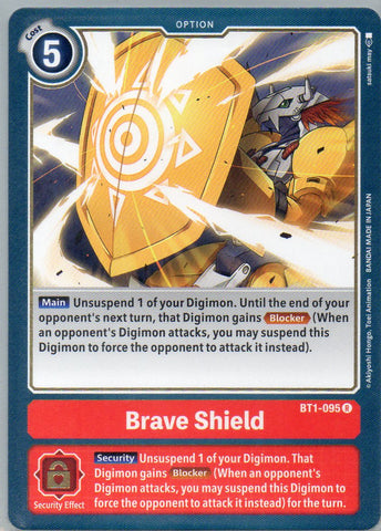 BT1-095 R Brave Shield - Rare - KC Collectibles au