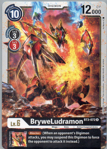 BT3-072 R BryweLudramon - Rare - KC Collectibles au