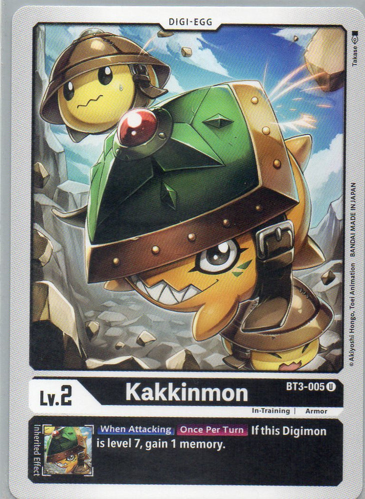 BT3-005 U Kakkinmon - Uncommon - KC Collectibles au