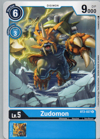 BT2-027 U Zudomon - Uncommon - KC Collectibles au