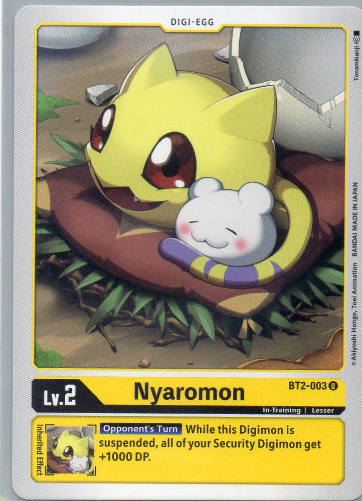 BT2-003 U Nyaromon - Uncommon - KC Collectibles au