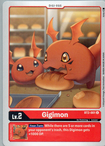 BT2-001 U Gigimon - Uncommon - KC Collectibles au