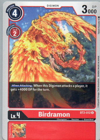 BT2-012 U Birdramon - Uncommon - KC Collectibles au