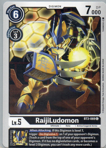 BT3-069 C RaijiLudomon - Common - KC Collectibles au