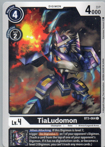 BT3-064 C TiaLudomon - Common - KC Collectibles au