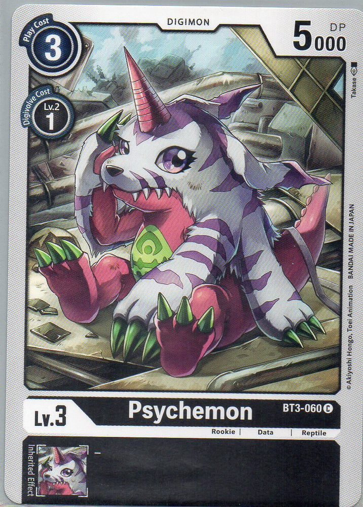 BT3-060 C Psychemon - Common - KC Collectibles au