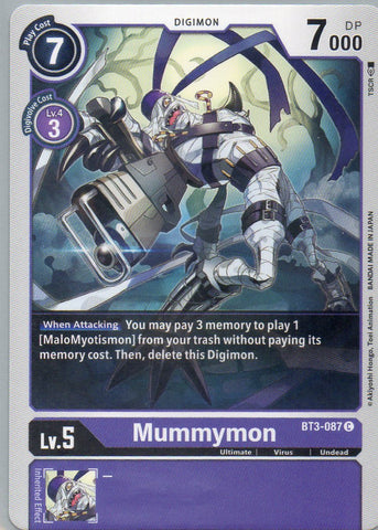 BT3-087 C Mummymon - Common - KC Collectibles au