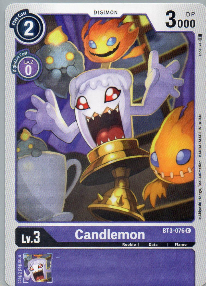 BT3-076 C Candlemon - Common - KC Collectibles au