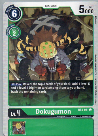 BT3-051 C Dokugumon - Common - KC Collectibles au