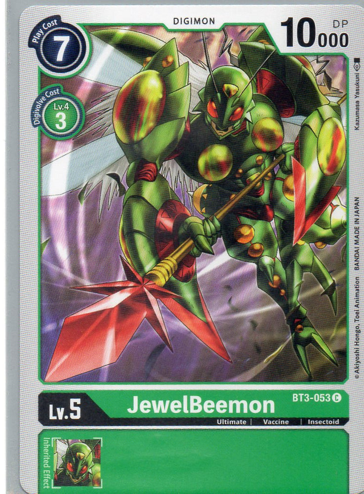 BT3-053 C JewelBeemon - Common - KC Collectibles au