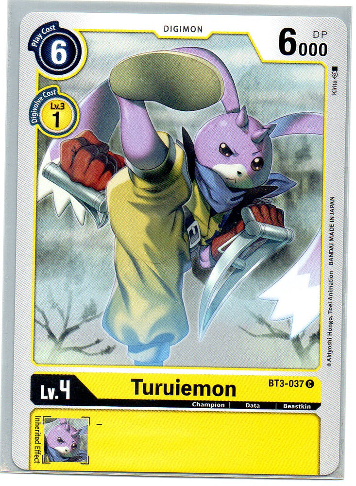 BT3-037 C Turuiemon - Common - KC Collectibles au