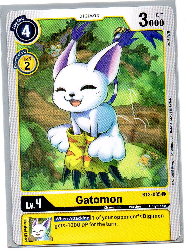 BT3-035 C Gatomon - Common - KC Collectibles au