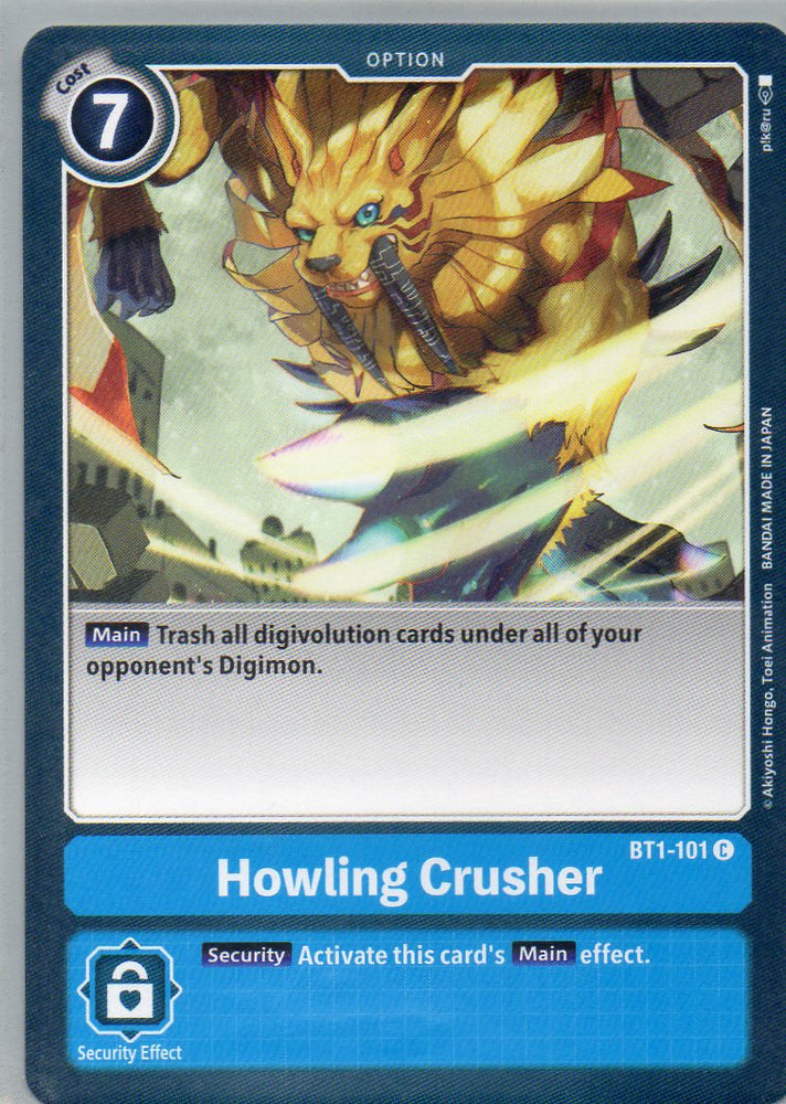 BT1-101 C Howling Crusher - Common - KC Collectibles au