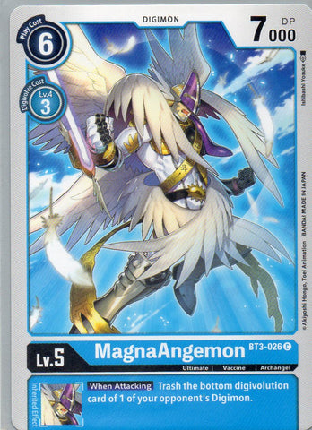 BT3-026 C MagnaAngemon - Common - KC Collectibles au