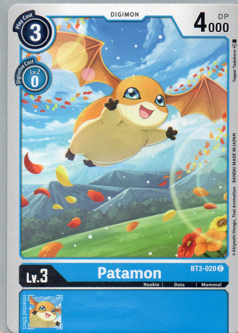 BT3-020 C Patamon - Common - KC Collectibles au