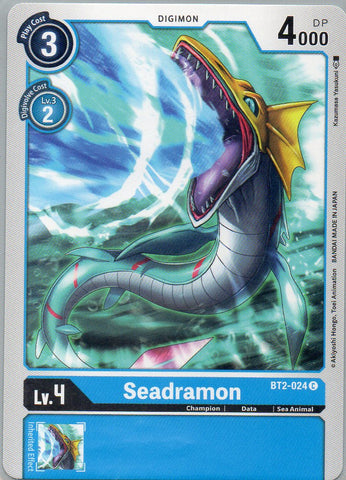 BT2-024 C Seadramon - Common - KC Collectibles au