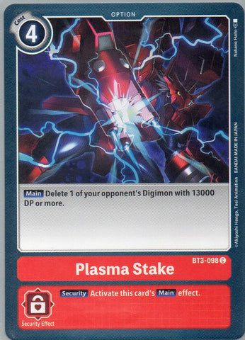 BT3-098 C Plasma Stake - Common - KC Collectibles au